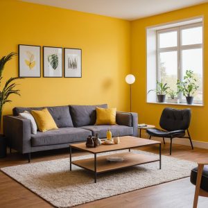 Gelbes Wohnzimmer einrichten: Ideen und Inspiration - Modern